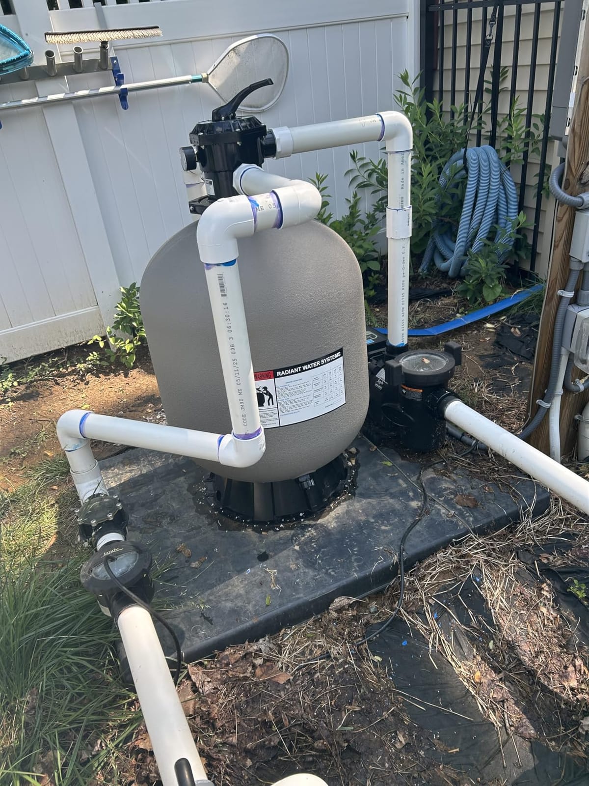 Rx Clear Radiant Sand Filter | 24 Inch Tank | 6-Position Valve | 300 Pound Sand Capacity | for Inground Swimming Pools Up to 33,000 Gallons customer photo 2