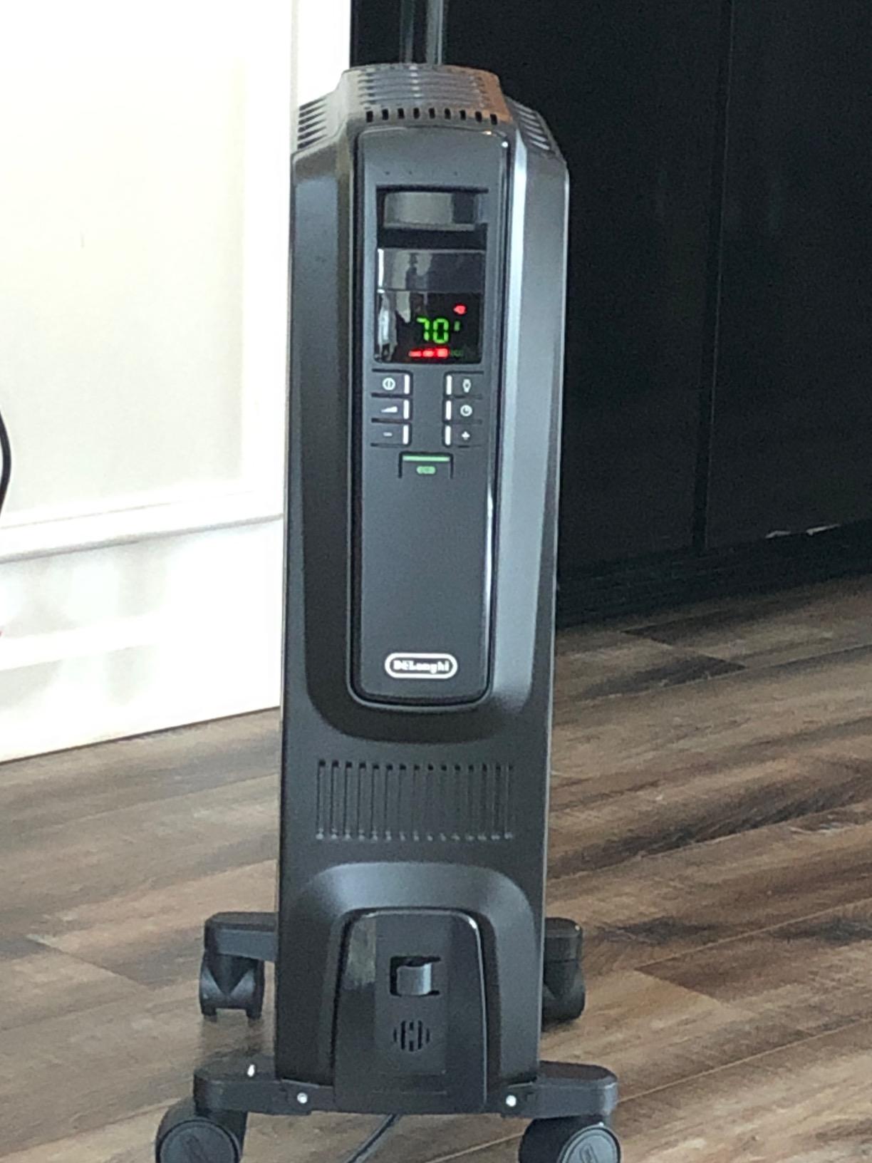 De'Longhi Dragon Digital Oil Filled Radiator Heater, 1500W Electric Space Heater (TRD40615E) customer photo 1