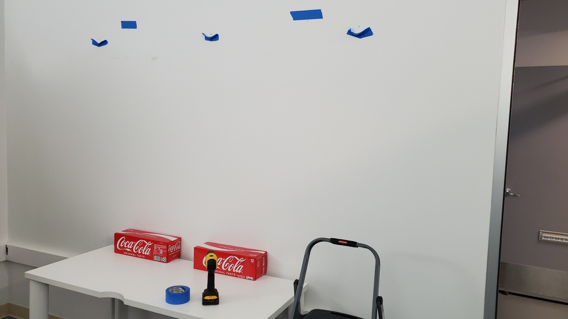 Quartet Magnetic Glass Dry Erase White Board, 24''W x 18''H Whiteboard, Infinity Frameless Mounting, White Surface (G2418W) customer photo 1