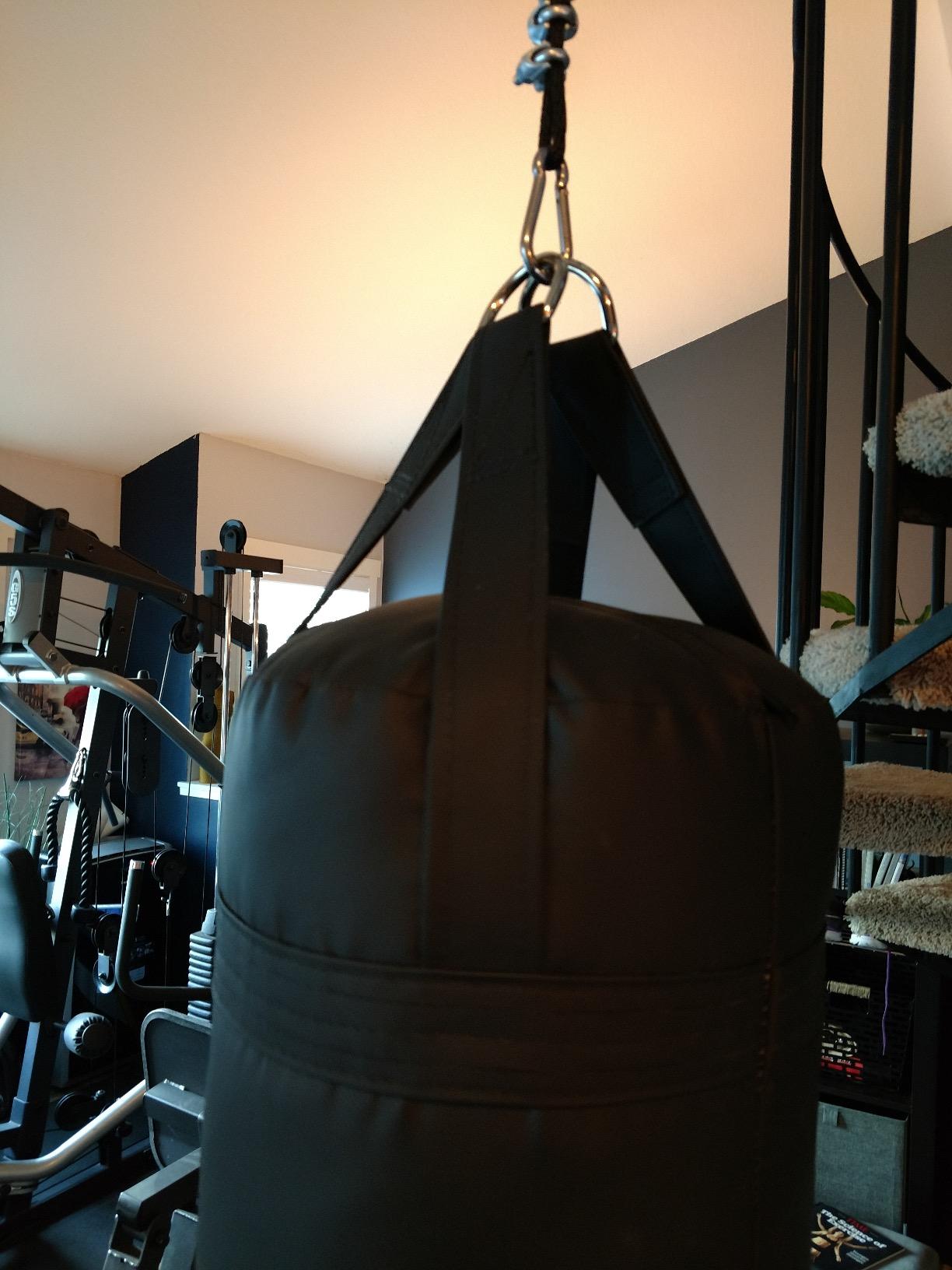 Outslayer 80 Pound Filled Punching Bag Boxing and MMA Made in USA customer photo 2