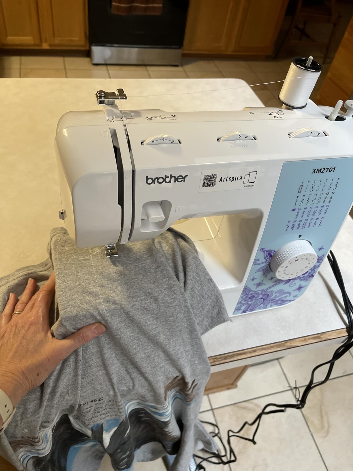 Brother XM2701 Lightweight Sewing Machine, 27 Stitches, 6 Included Sewing Feet customer photo 1