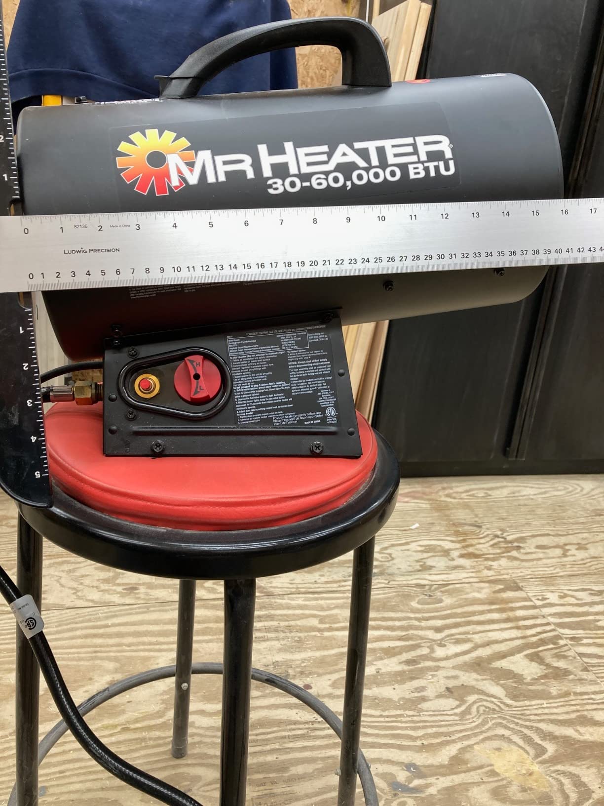 Mr. Heater 60,000 BTU Quiet Burner Technology Forced Air Propane Heater customer photo 2