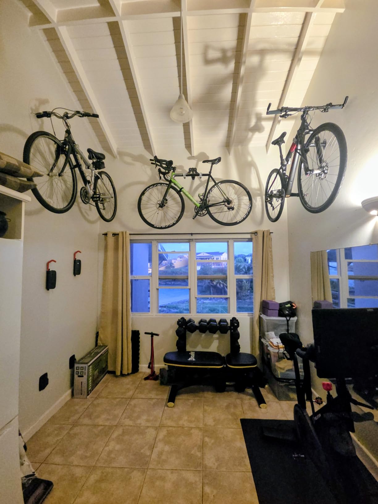 Ibera Bike Wall Mount - Adjustable Frame Holder & Soft Rubber Cradles - Garage Bike Rack for Road, MTB, Kids, Hybrid Bikes - Easy Installation & Space-Saving Design customer photo 2