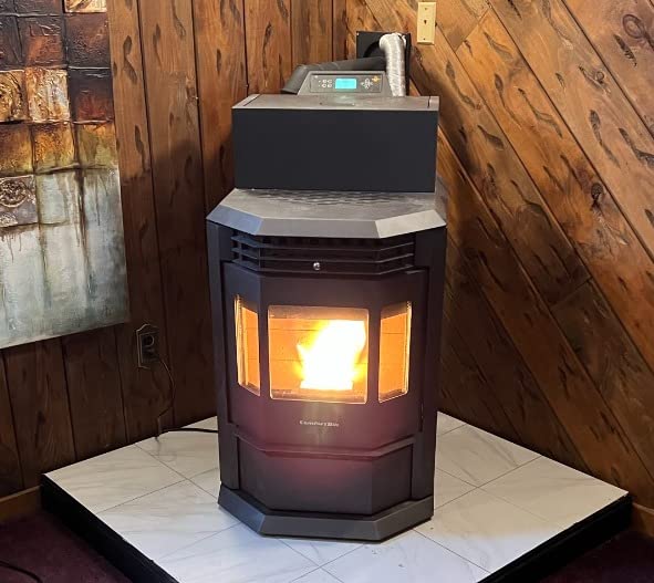 Wood Pellet Stove HP22 2,800 Sq Ft. Pellet Fuel EPA Cert. 55 Pound Hopper customer photo 1