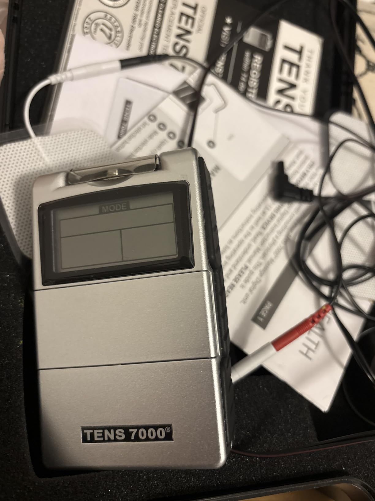 TENS 7000 Digital TENS Unit with Accessories - Muscle Stimulator Machine for Back Pain Relief, Sciatica, Neck, Nerve, Shoulder, Hip, Elbow, Muscle Pain Relief customer photo 2