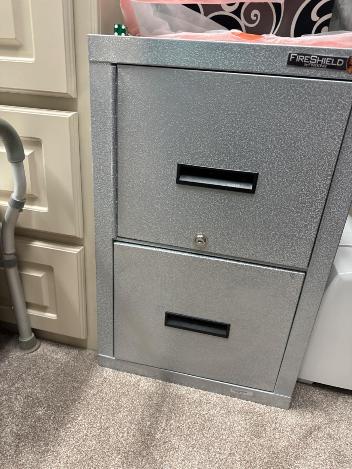 Fire Resistant File Cabinet - Light Weight, fire Rated, One File Drawer & Safe customer photo 1
