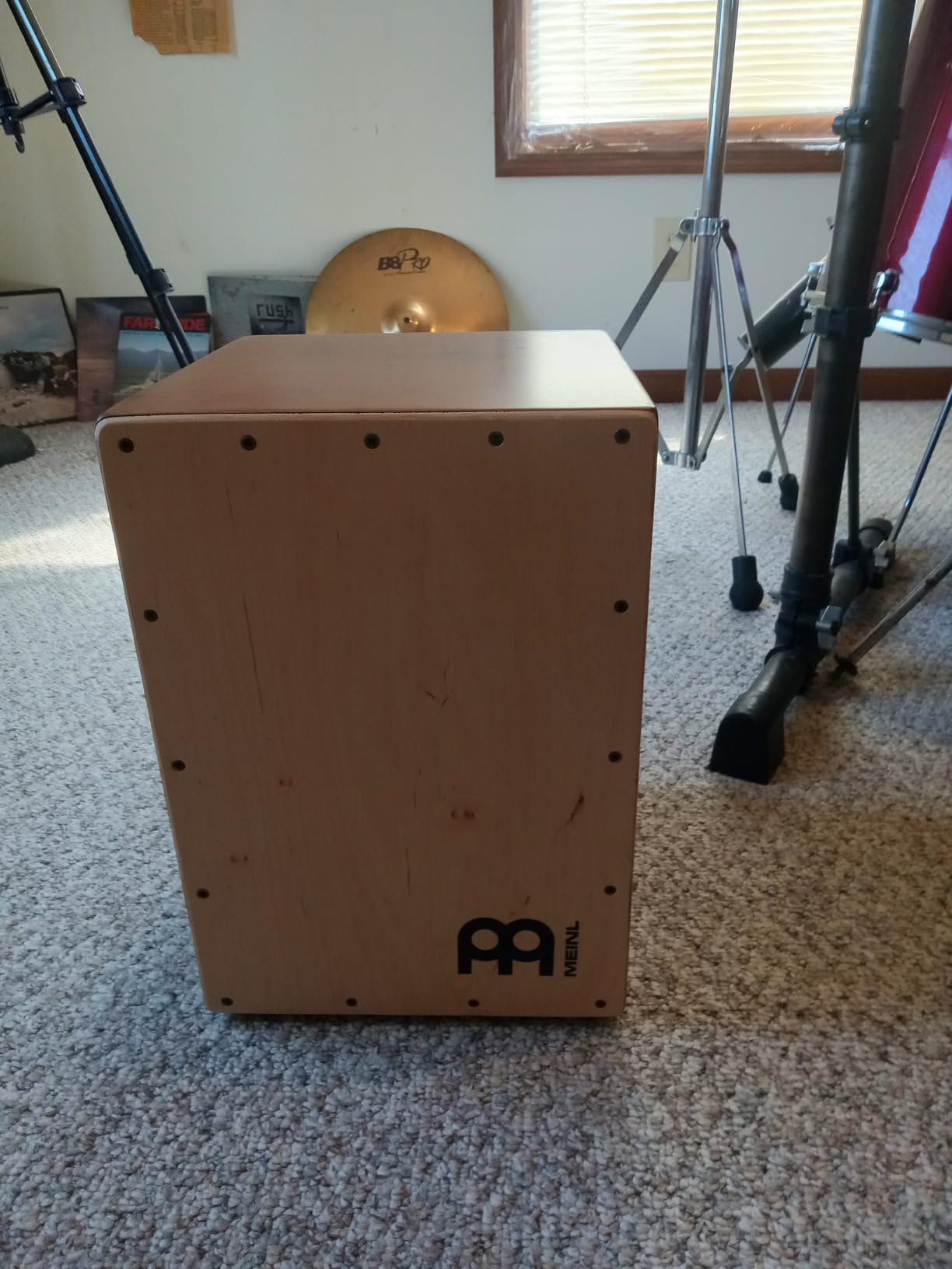 Meinl Percussion Cajon, MADE IN EUROPE - Sit-On Box Drum, Snare & Bass Tone | Baltic Birch Wood, Compact Size, Rear Sound Port, Silicone Feet - For All Skill Levels and Settings customer photo 1