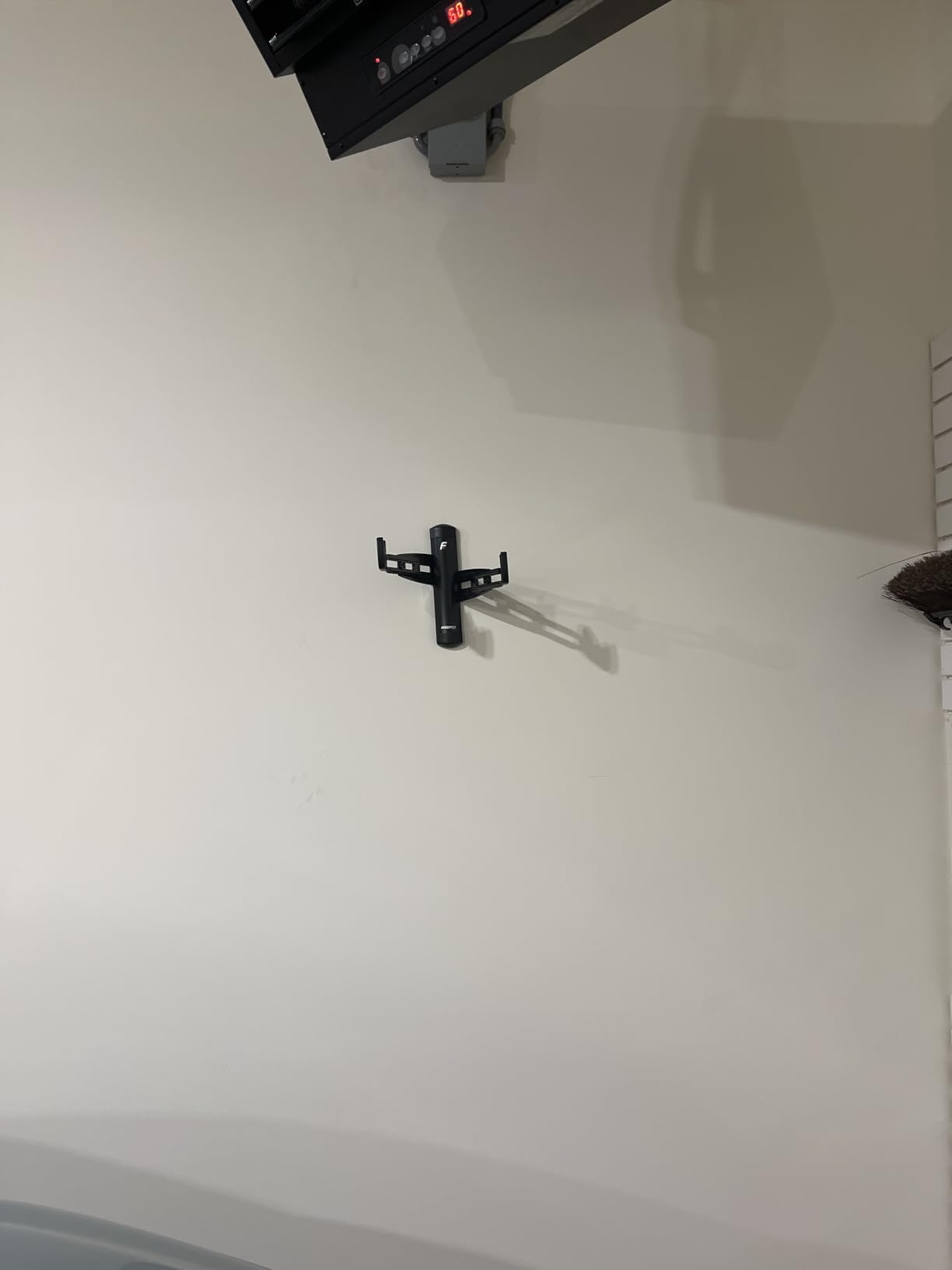 Feedback Sports Velo Wall Rack 2D Bike Storage Hangar Mount Adjustable Arms | Road, gravel and MTB compatible; soft rubber cradles protect finishes and support up to 50 lb in tight spaces customer photo 2