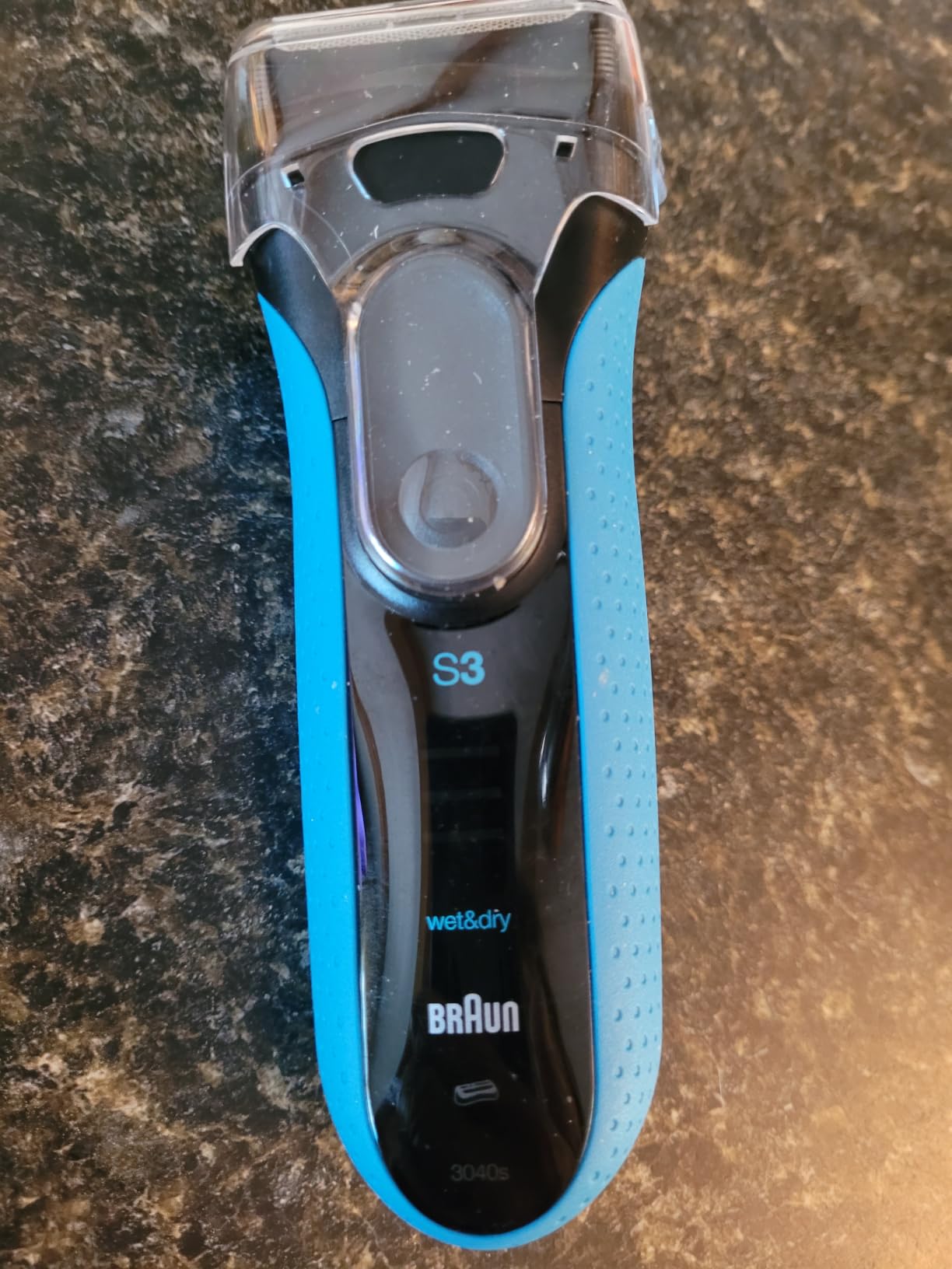 Braun Electric Series 3 Razor with Precision Trimmer, Rechargeable, Wet & Dry Foil Shaver for Men, Blue/Black, 4 Piece customer photo 1
