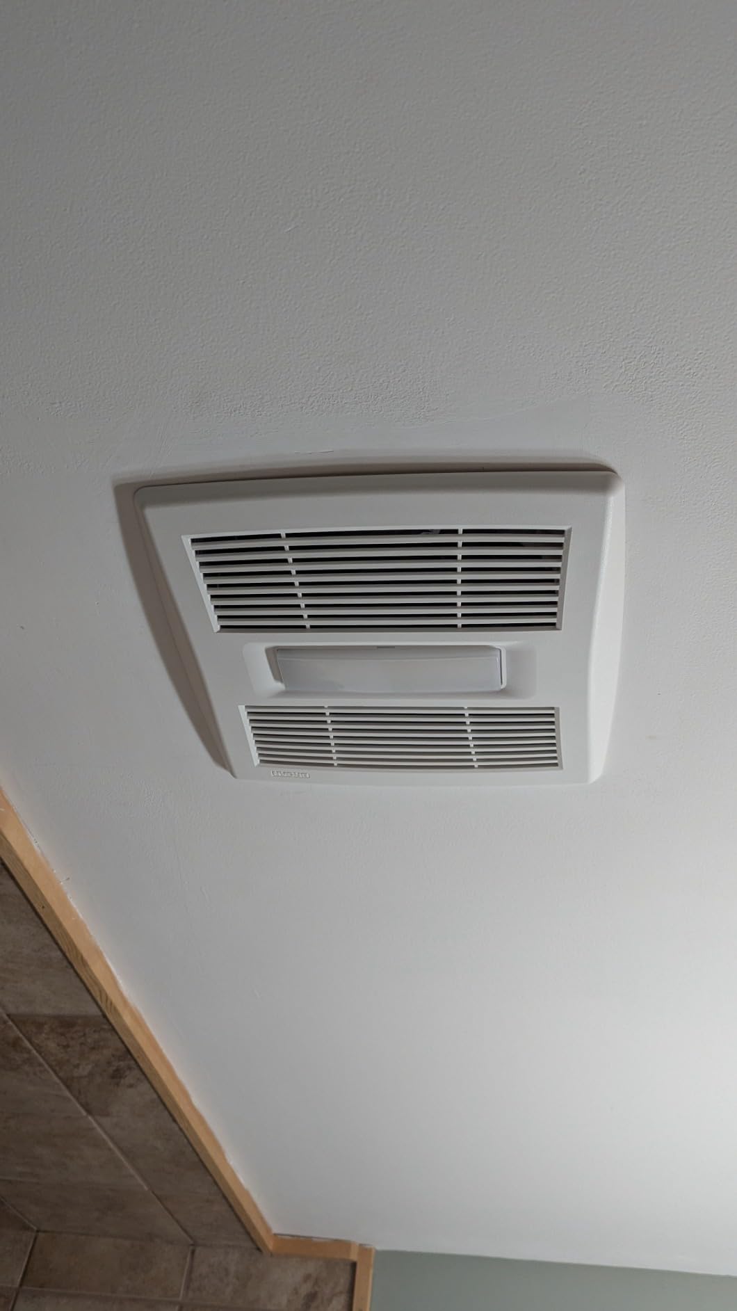 Broan-NuTone Bathroom Exhaust Fan with LED Light and Roomside Installation, Energy Star Certified, 110 CFM, 1.0 Sones, AE110L customer photo 1