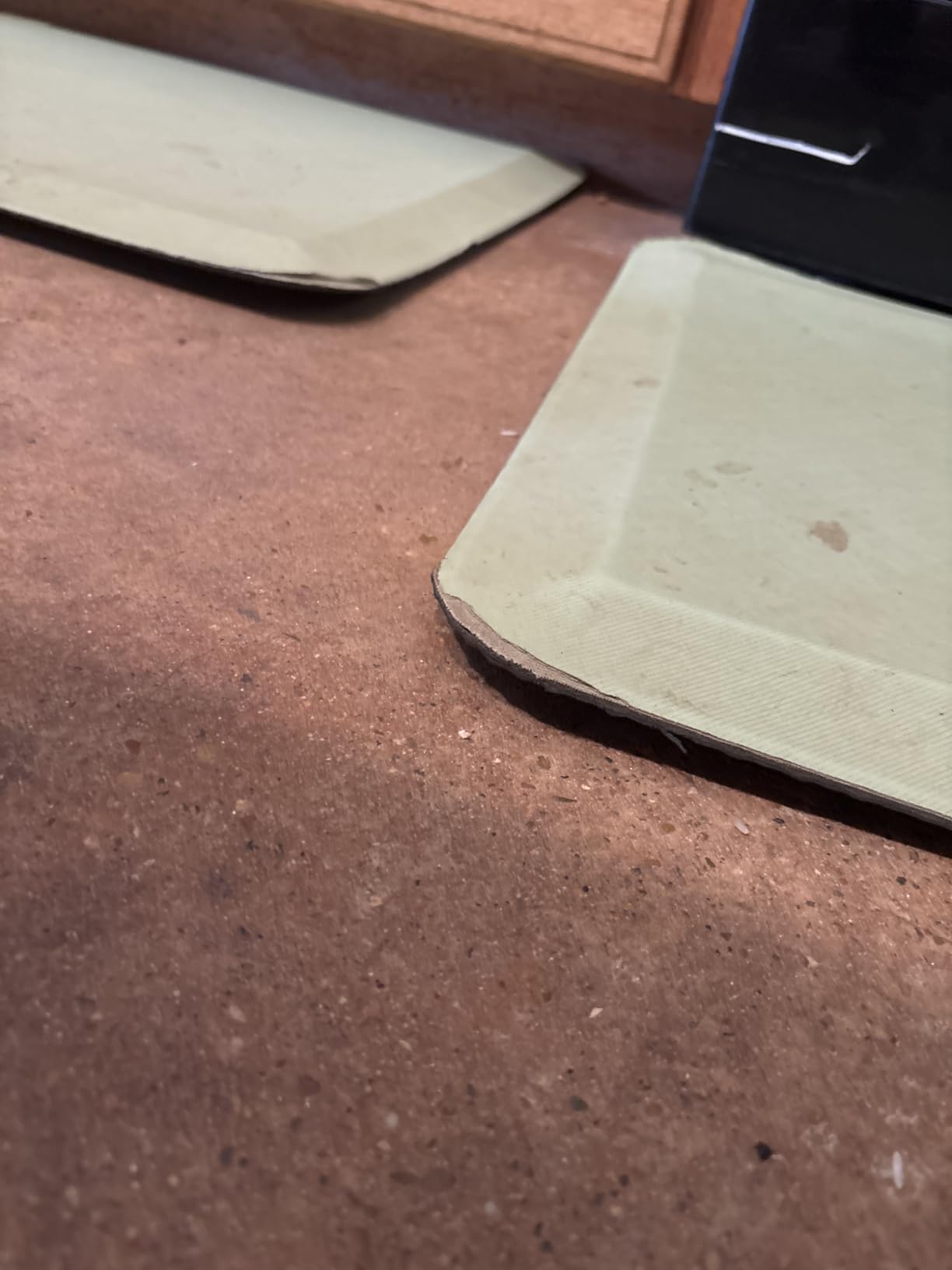 KANGAROO Anti Fatigue Mats for Kitchen Floor, 39x20, 3/4 Inch Thick Cushioned Ergonomic Mat, Reduce Foot Pressure, Waterproof Comfort Rug for Under Sinks, Office Standing Desk, Store Floors, Brown customer photo 1