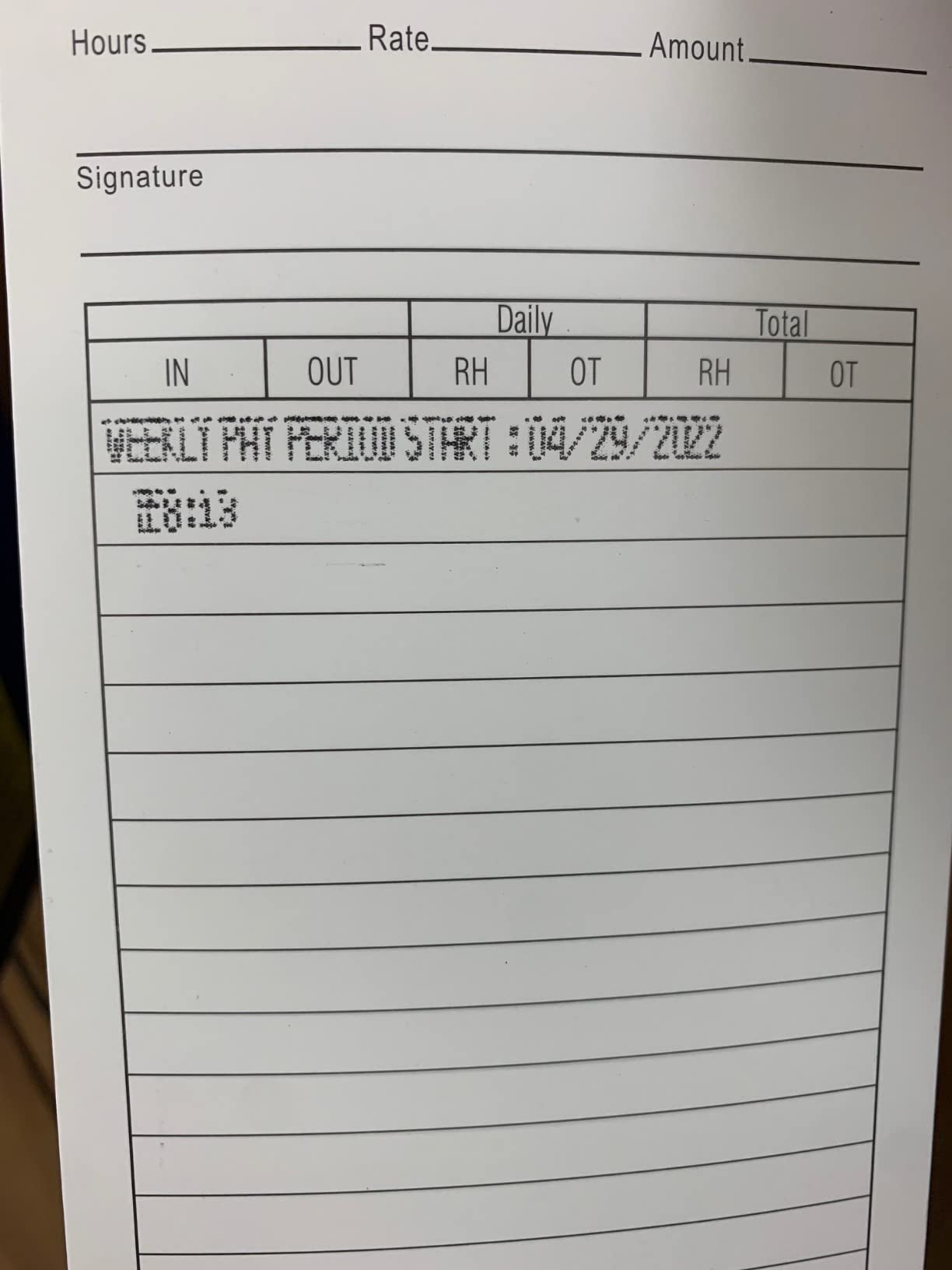 Allied Time USA Calculating AT-4500 Sets up in Minutes - totals Regular and Overtime Hours Worked customer photo 1