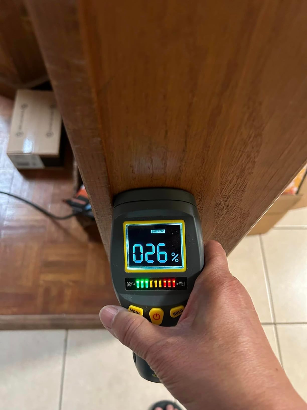 General Tools MM8 Pinless Moisture Meter for Wood, Walls & Mold Detection | Non-invasive wood moisture meter for walls, drywall & lumber. Mold detector for home moisture & humidity moisture testing. customer photo 2