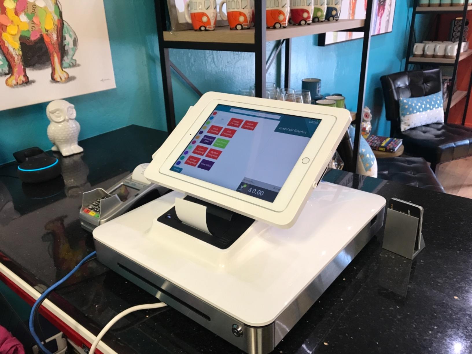 Datio POS Point of Sale Base Station and Cash Register for iPad with Point of Sale (Pos) Software customer photo 2