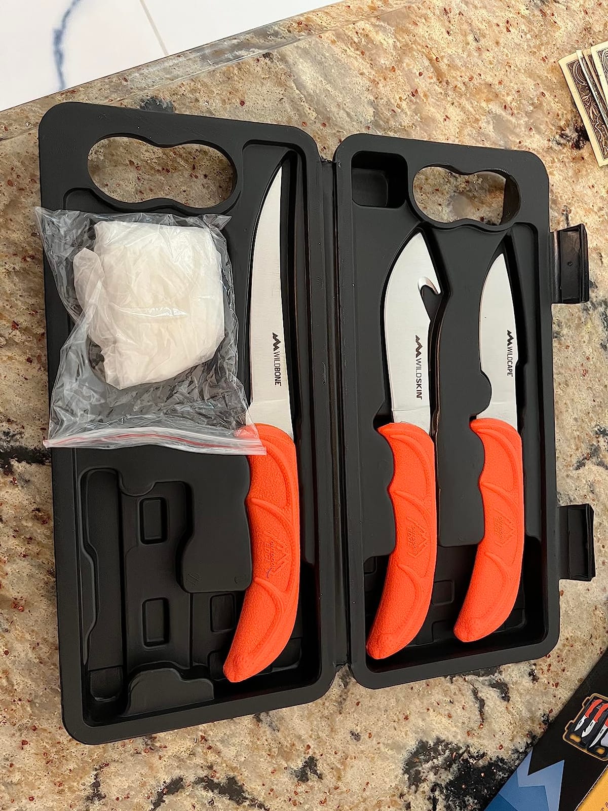 OUTDOOR EDGE WildLite - 6-Piece Field to Freezer Hunting & Game Processing Knife Set with Gut Hook Blade, Caping Knife - Hunting Knives for Gutting Deer with Case - Deer & Elk Accessories customer photo 2