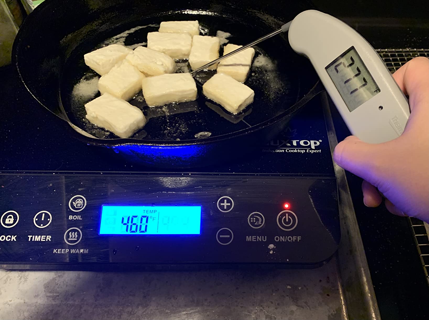 Duxtop Portable Induction Cooktop, Countertop Burner 1800W Silver 9600LS | Induction Hot Plate with LCD Sensor Touch BT-200DZ customer photo 2