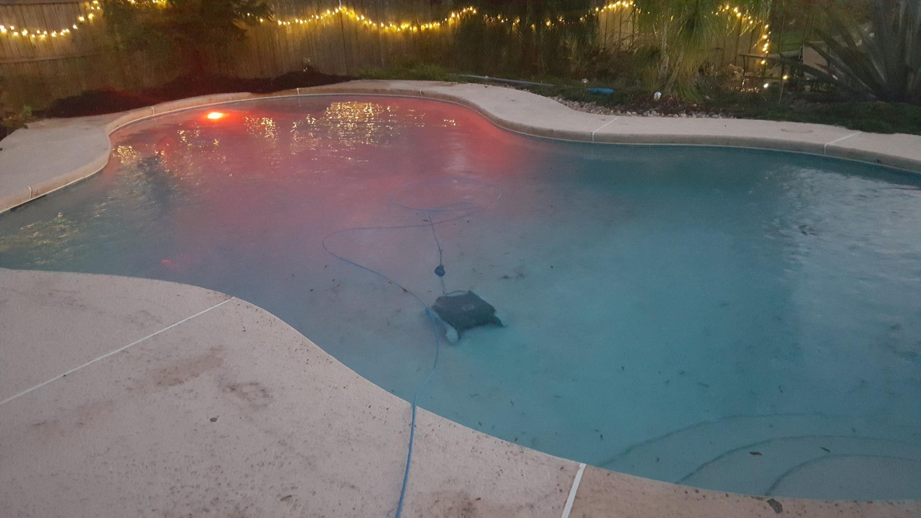 Dolphin Escape Robotic Pool Cleaner (2026 Model) - Massive Top-Loading Filter, Dual Motors, HyperBrush, HyperGrip Tracks, Smart Navigation - for Above Ground & In-Ground Pools up to 33ft customer photo 1