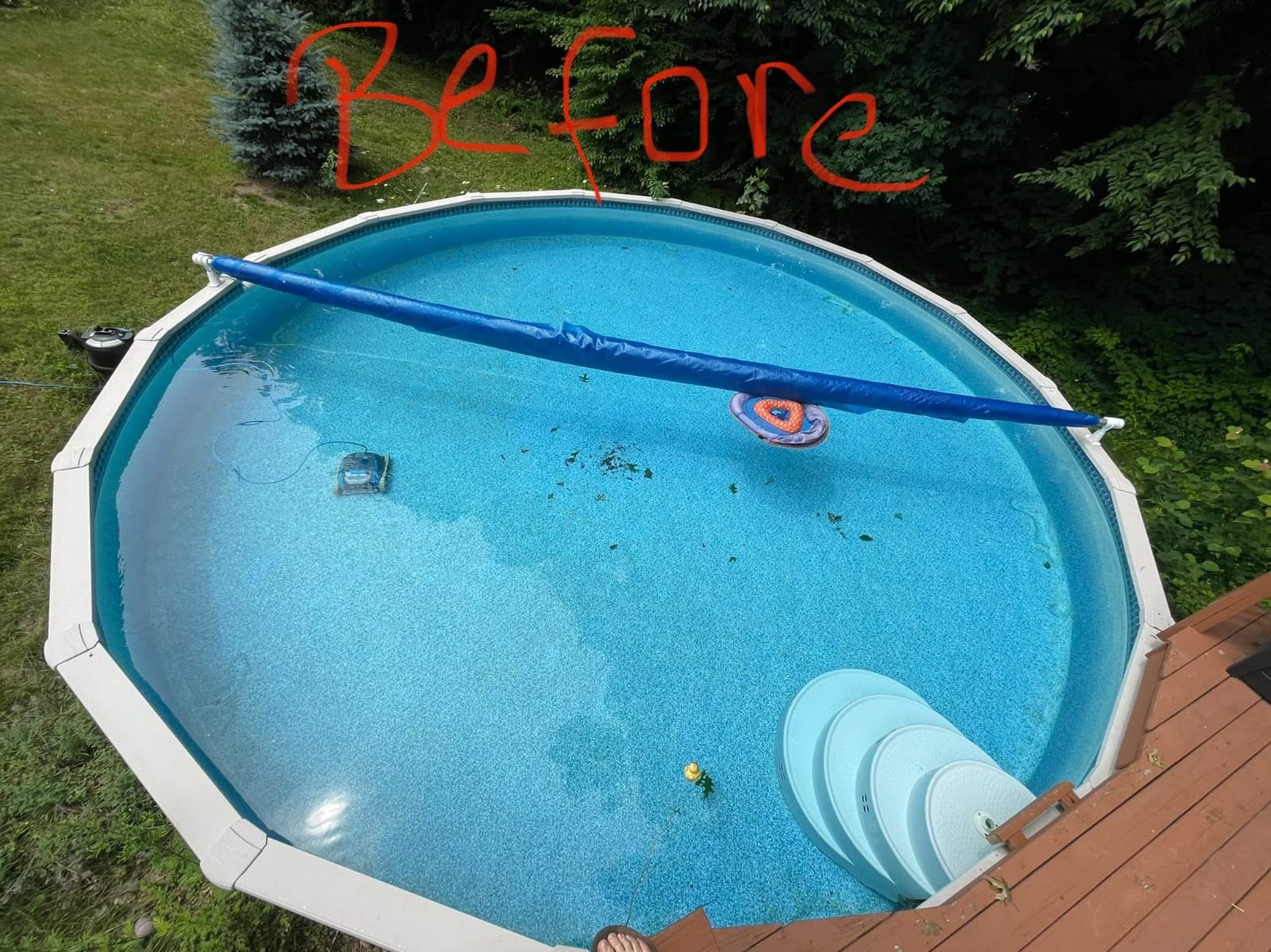 Dolphin Escape Robotic Pool Cleaner (2026 Model) - Massive Top-Loading Filter, Dual Motors, HyperBrush, HyperGrip Tracks, Smart Navigation - for Above Ground & In-Ground Pools up to 33ft customer photo 2