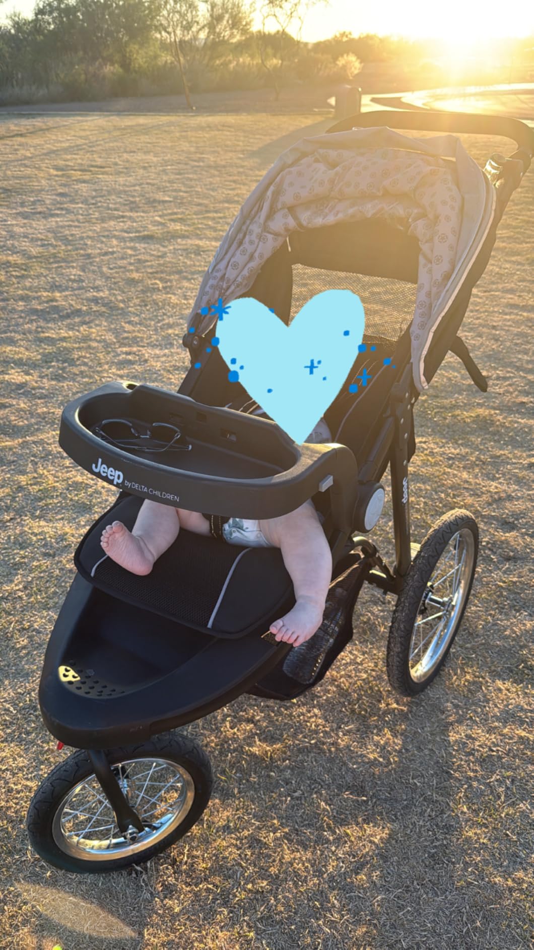 Jeep Cross-Country Sport Plus Jogging Stroller by Delta Children, Charcoal Galaxy customer photo 1