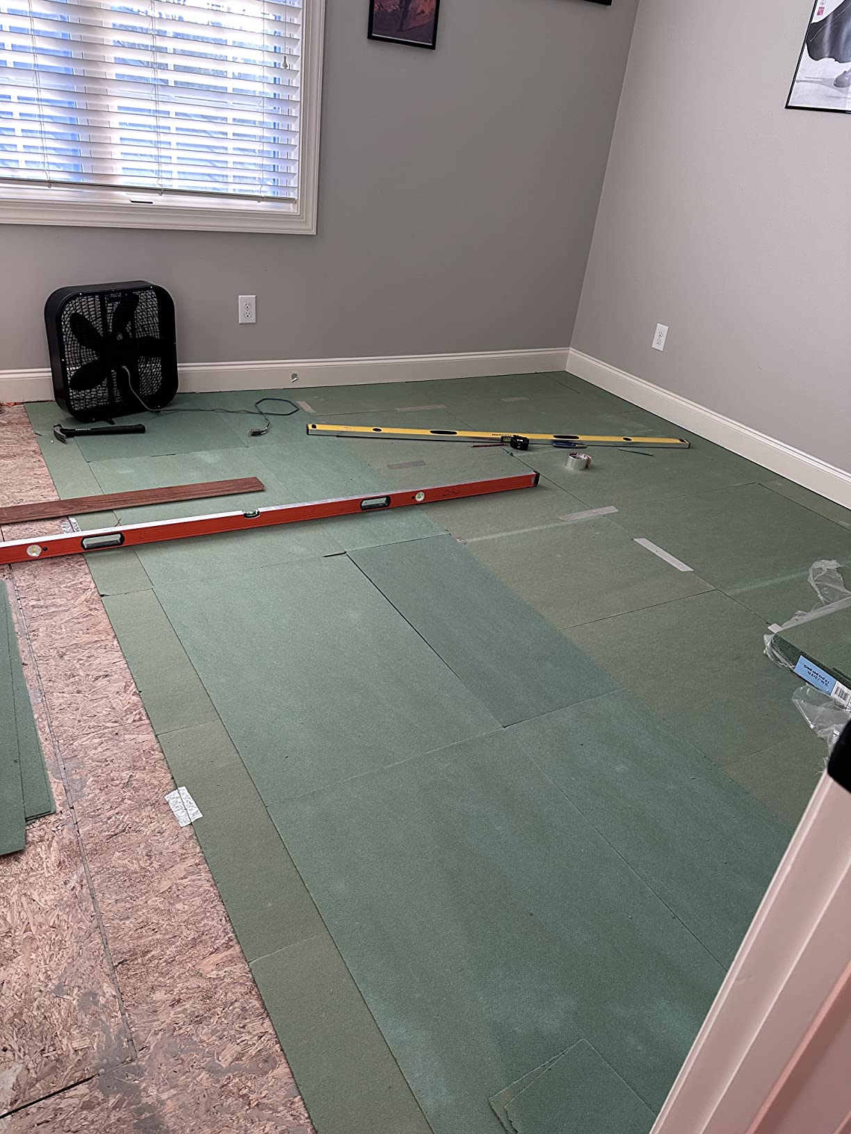 Wood Fiber Flooring Underlayment, 6mm (1/4 Inch) Thickness - 90 Sq Ft, Natural Soundproofing Insulation, for Laminate, Vinyl, LVT, LVP, or Hardwood customer photo 1