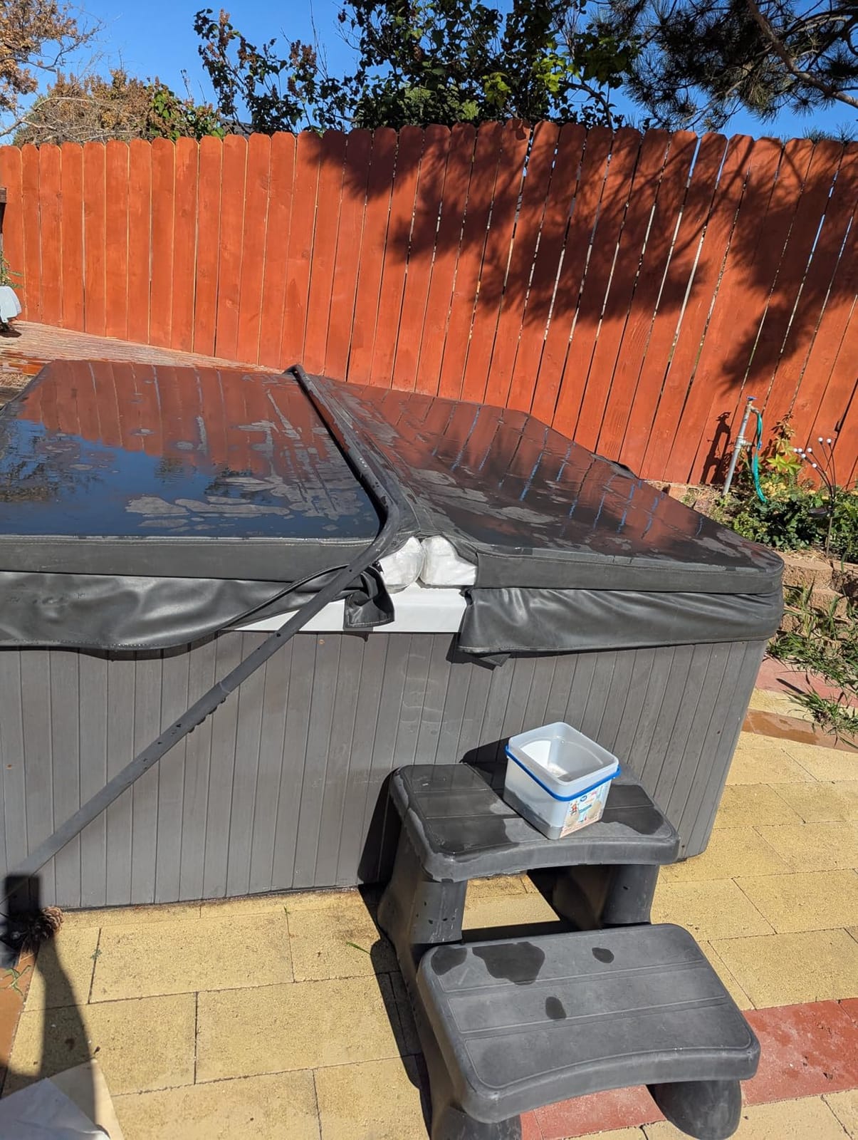 BeyondNice Hot Tub Cover - Spa Cover Replacement Custom Foam - 2 Pieces, 4-2 Taper customer photo 1