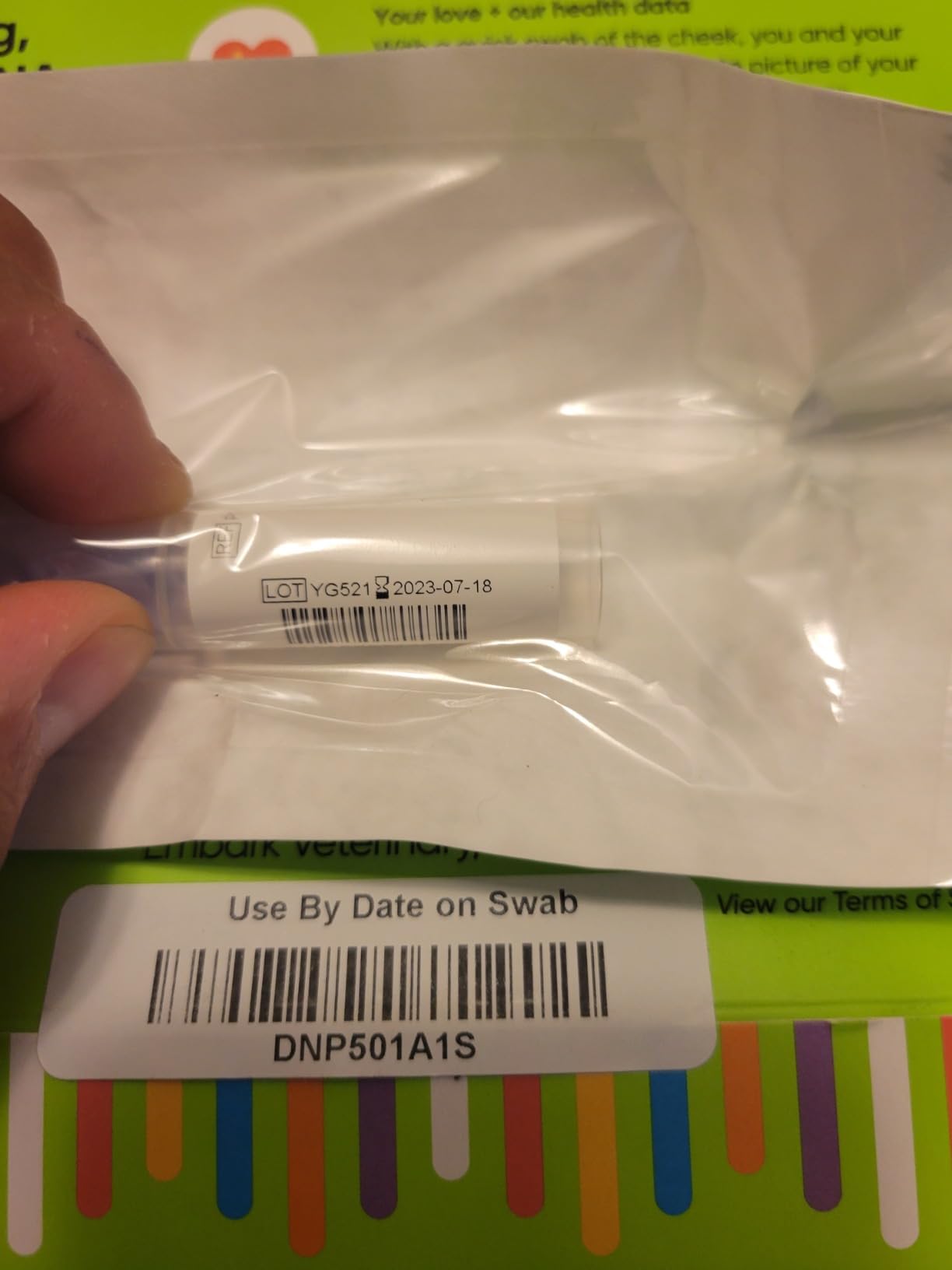 Embark Purebred Dog DNA Test - 270+ Genetic Health Conditions, 55 Physical Traits, Coefficient of Inbreeding (COI), Relatives, Breed Confirmation customer photo 2