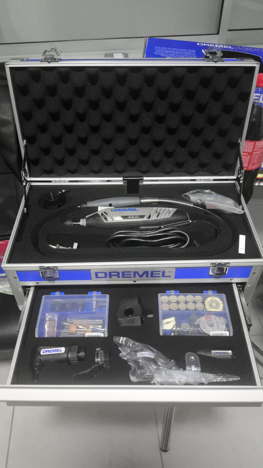 Dremel 4300-5/40 Rotary Tool Kit with LED Light - 5 Attachments & 40 Accessories - Ideal for Grinding, Cutting, Wood Carving, Sanding, and Engraving customer photo 1