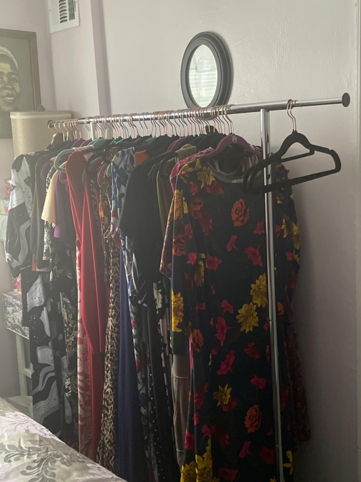 Simple Houseware Heavy Duty Clothing Garment Rack, Chrome customer photo 1