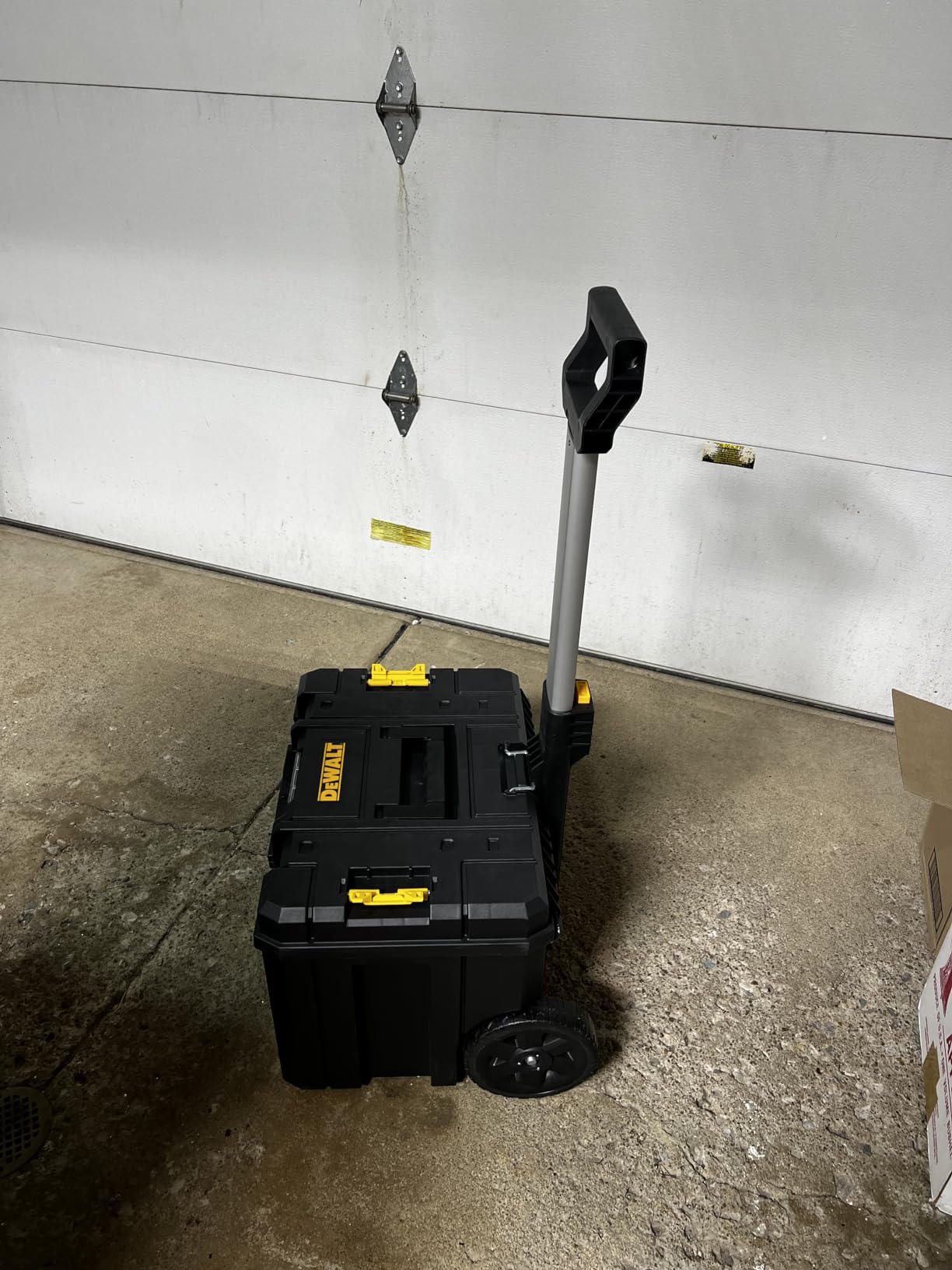 DEWALT Tool Box with Wheels Modular, Large Rolling Tool Box With Telescopic Handle, Portable Carrier Deep Stackable TSTAK Storage (DWST17820) customer photo 1