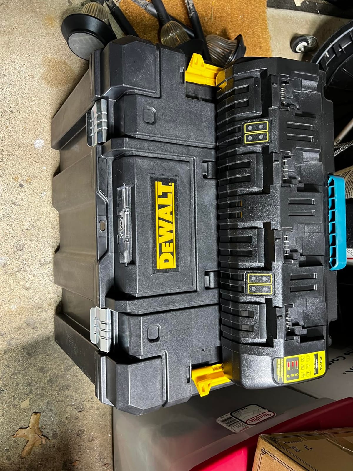 DEWALT Tool Box with Wheels Modular, Large Rolling Tool Box With Telescopic Handle, Portable Carrier Deep Stackable TSTAK Storage (DWST17820) customer photo 2