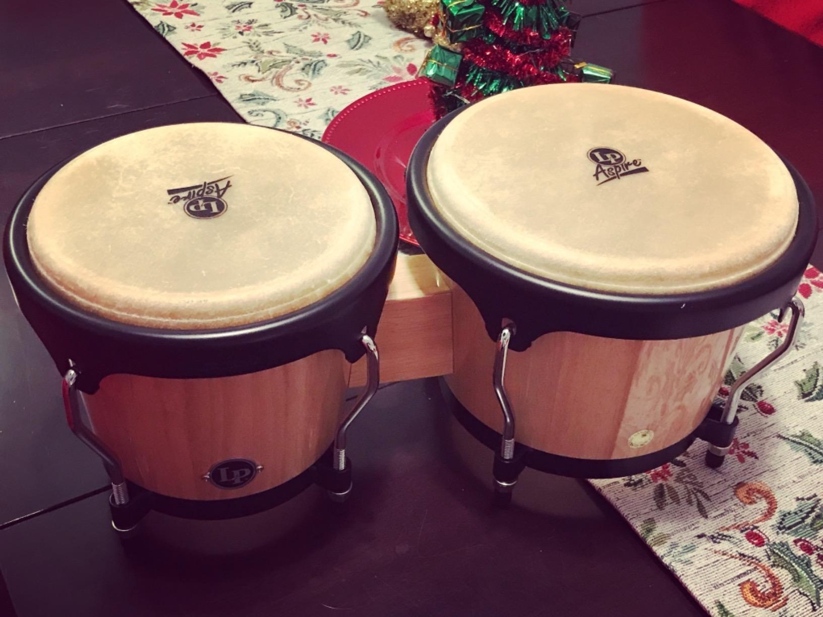 LP (Latin Percussion) Aspire Bongos, Havana Café, 6-3/4