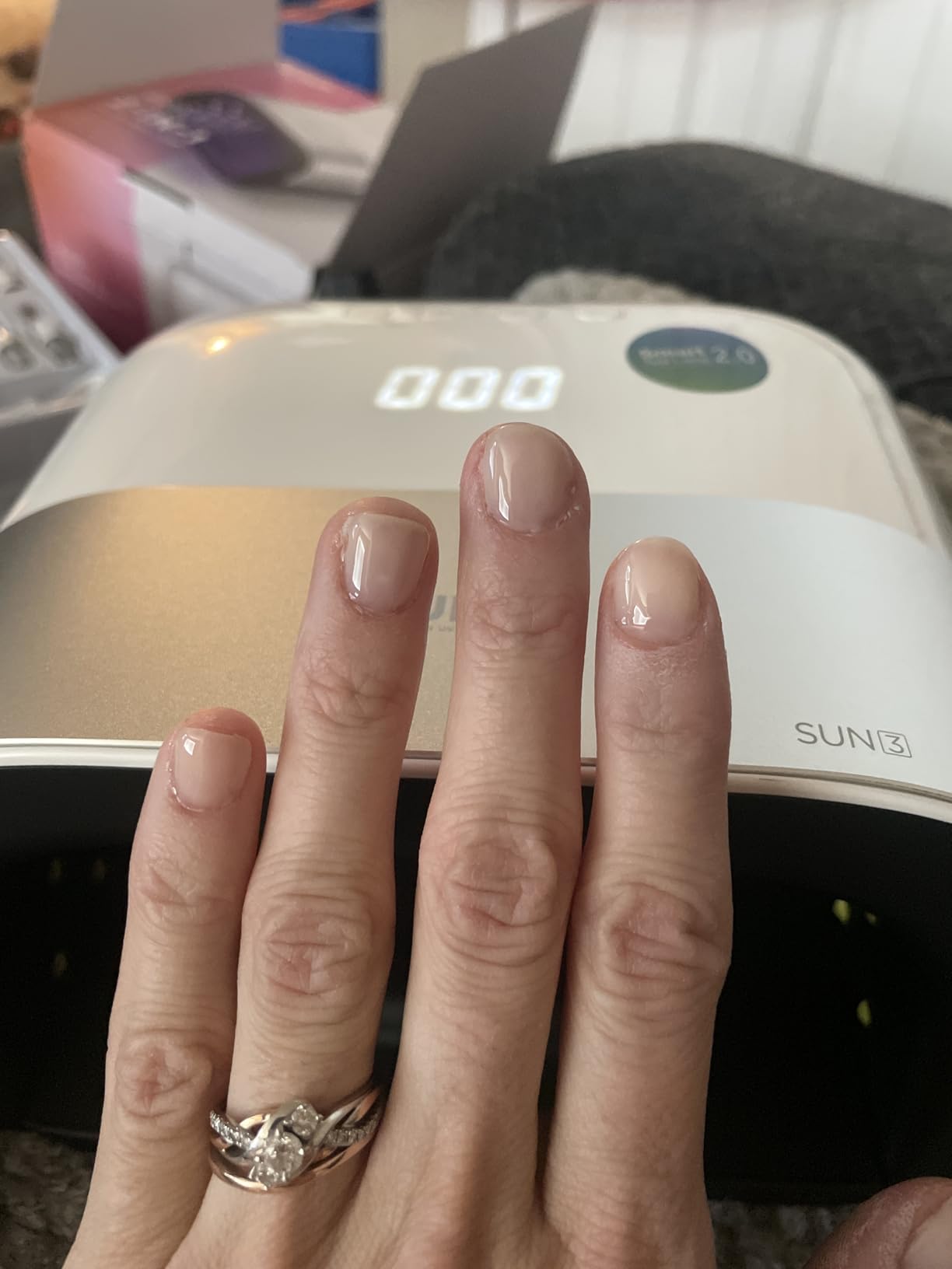 SUNUV UV Light for Gel Nails, Professional UV LED Gel Lamp SUN3 | 4 Timers & Smart Sensor, 39 LEDs, Deep-Curing Lamp for All Gel Polishes, Overheating Protection, Remove Base, Salon Grade customer photo 1