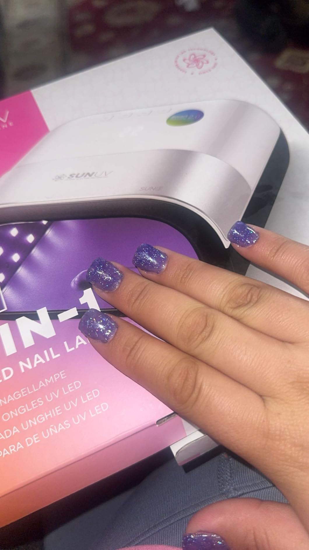 SUNUV UV Light for Gel Nails, Professional UV LED Gel Lamp SUN3 | 4 Timers & Smart Sensor, 39 LEDs, Deep-Curing Lamp for All Gel Polishes, Overheating Protection, Remove Base, Salon Grade customer photo 2