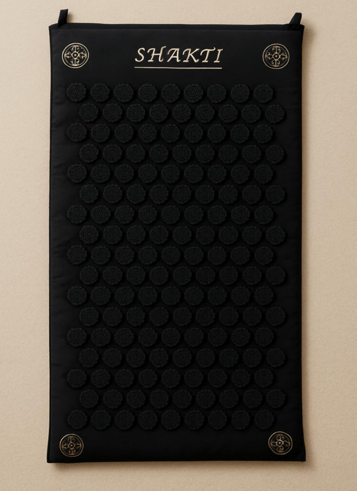 ShaktiMat Acupressure Mat for Tension Release & Relaxation, Level 2 Black | Relaxation, Massage Muscles, Aid Sleep, Unlock Inner Tension, Similar to Acupuncture, Made with Organic Cotton & ABS spikes customer photo 1