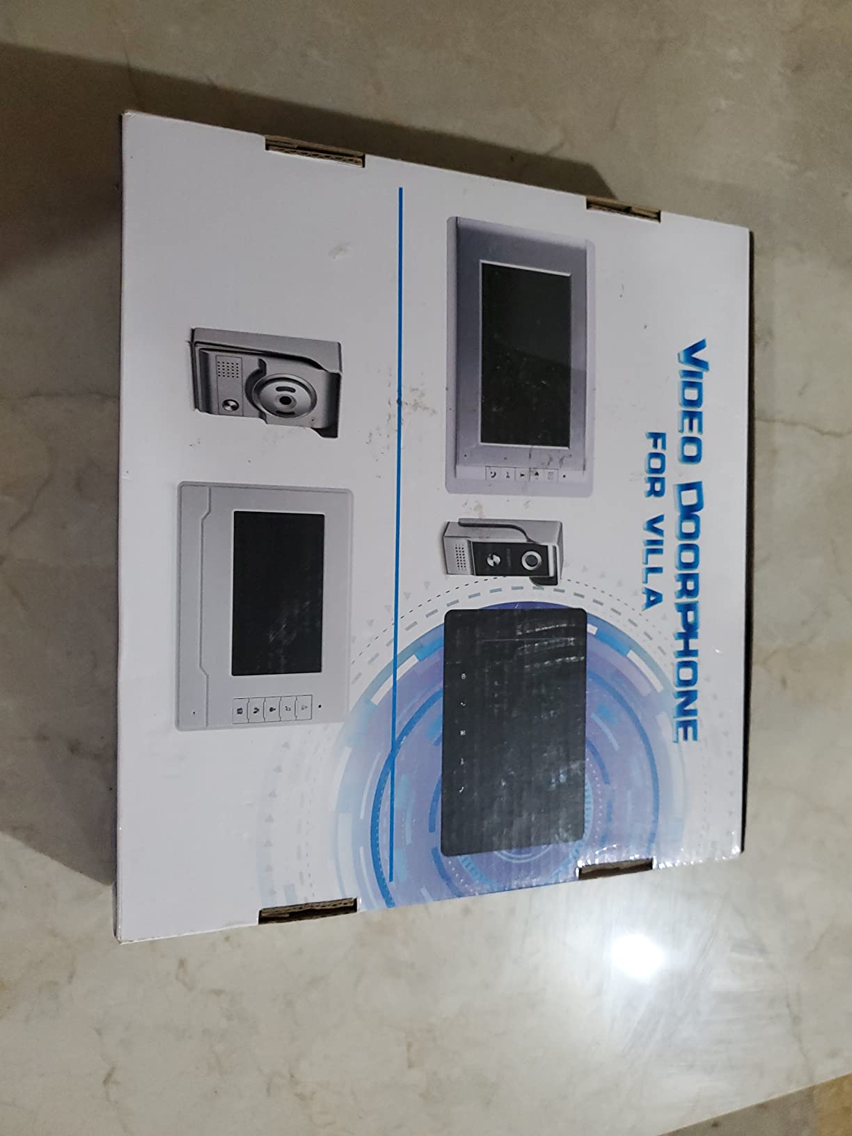 Video Intercom System, 7 Inch Wired Video Doorbell Door Phone System | Dual-way Intercom, Night Vision, Door Monitoring, Monitor Unlock for Villa Home Office Apartment 1-IR camera 2-LCD monitor customer photo 2