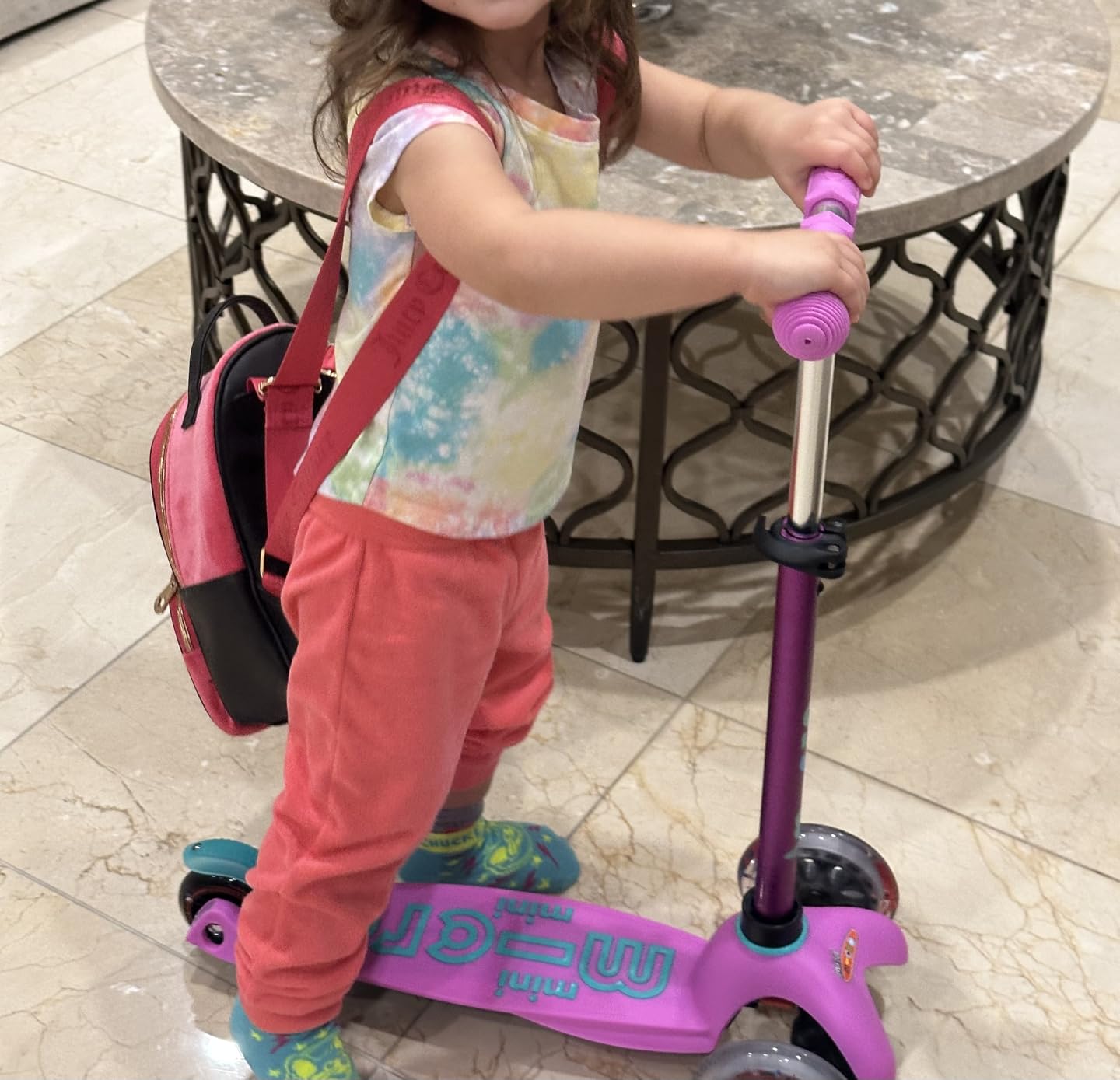 Micro Kickboard Mini Kids Scooter for Ages 2-5 | Children up to 110 lbs | 3 Wheel Lean-to-Steer Design | Adjustable T Bar | Smooth Ride PU Wheels | Swiss Design customer photo 2