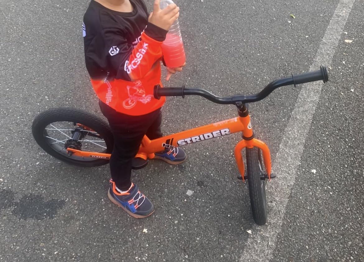 Strider 14x Classic Balance Bike for Kids Ages 3-6 Years, Awesome Blue | No Pedals, Balance Bike with Adjustable Seat and Handlebars, Lightweight Steel Frame, Can Convert into Pedal Bike customer photo 1