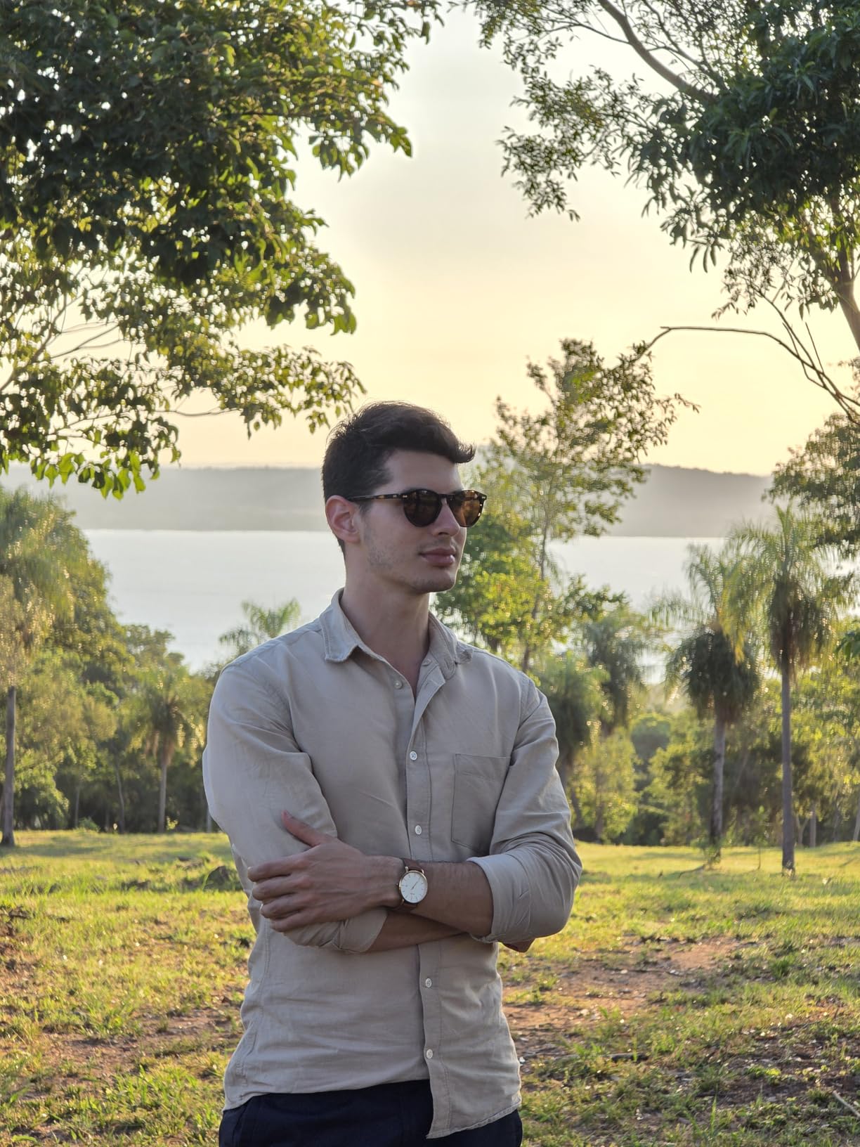 CARFIA Retro Polarized Sunglasses for Men UV400 Protection Handmade Acetate Round Frame CA5288L customer photo 1