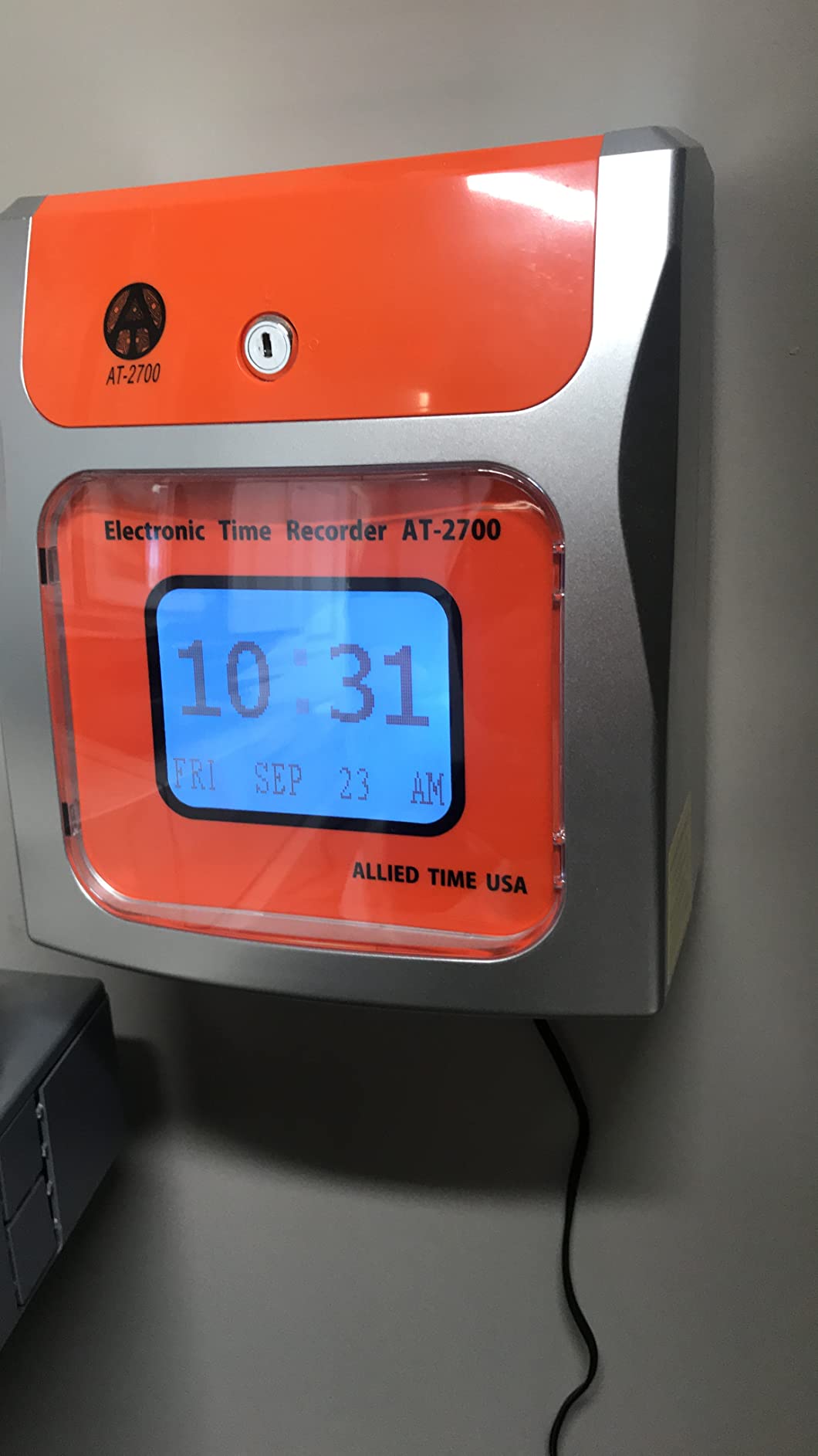 Touch Free Small Business Time Clock AT-2700 customer photo 1