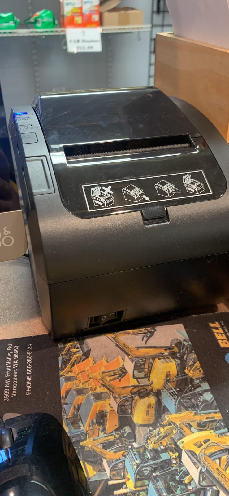 MUNBYN Receipt Printer, Thermal Receipt Printer Works with Windows Mac Chromebook Linux Cash Drawer, USB/Ethernet Port 80mm Printer for POS, High-Speed Auto-Cutter Wall Mount, ESC/POS, ITPP047 customer photo 1