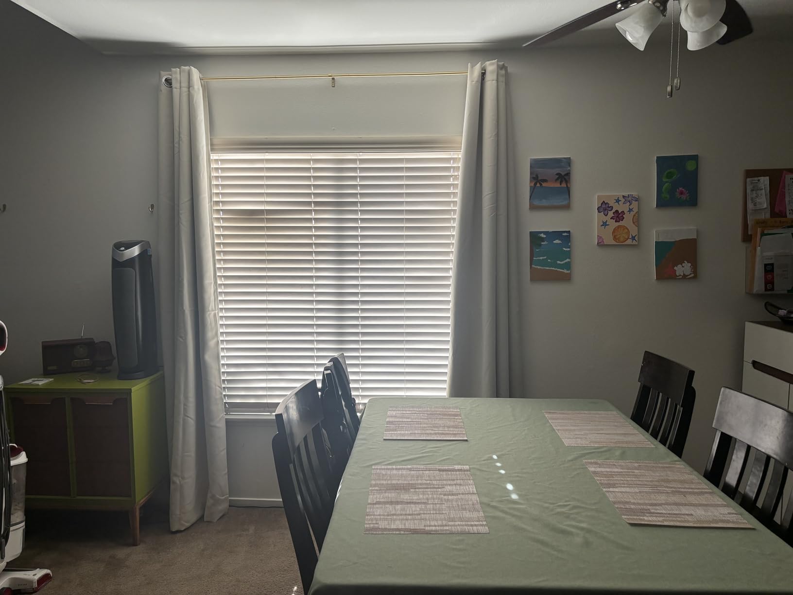 NICETOWN 100% Blackout Window Curtain Panels, Cold and Full Light Blocking Drapes with Black Liner for Nursery, 84 inches Drop Thermal Insulated Draperies (White, 2 Pieces, 52 Wide Each Panel) customer photo 1