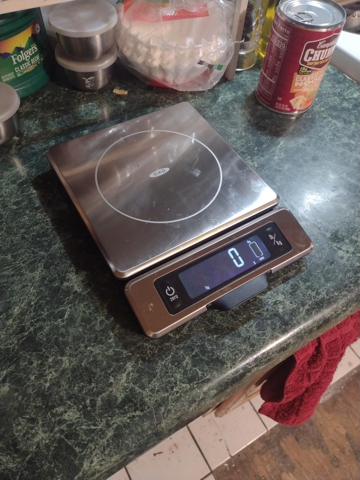 OXO Good Grips 11-Pound Digital Kitchen Food Scale | Meal Prep Essential, Features Pull-Out Display With Tare And Unit Conversion, Stainless Steel Smudge-Resistant Finish customer photo 1