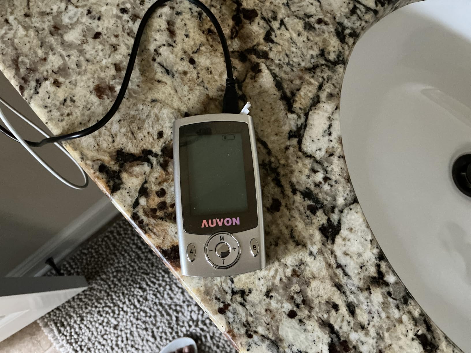 AUVON Dual Channel TENS Unit Muscle Stimulator Machine with 20 Modes, 2