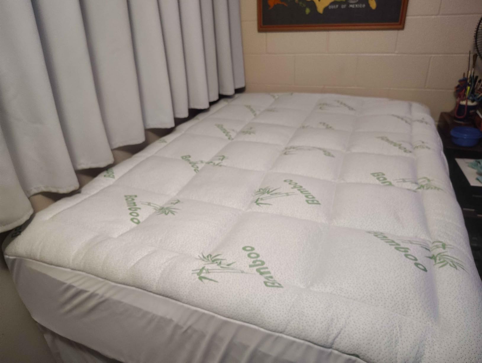Niagara Sleep Solution Ultra Soft & Cooling Mattress Topper - Queen Size | Rayon Derived from Bamboo, Pillow Top Mattress Pad, 20