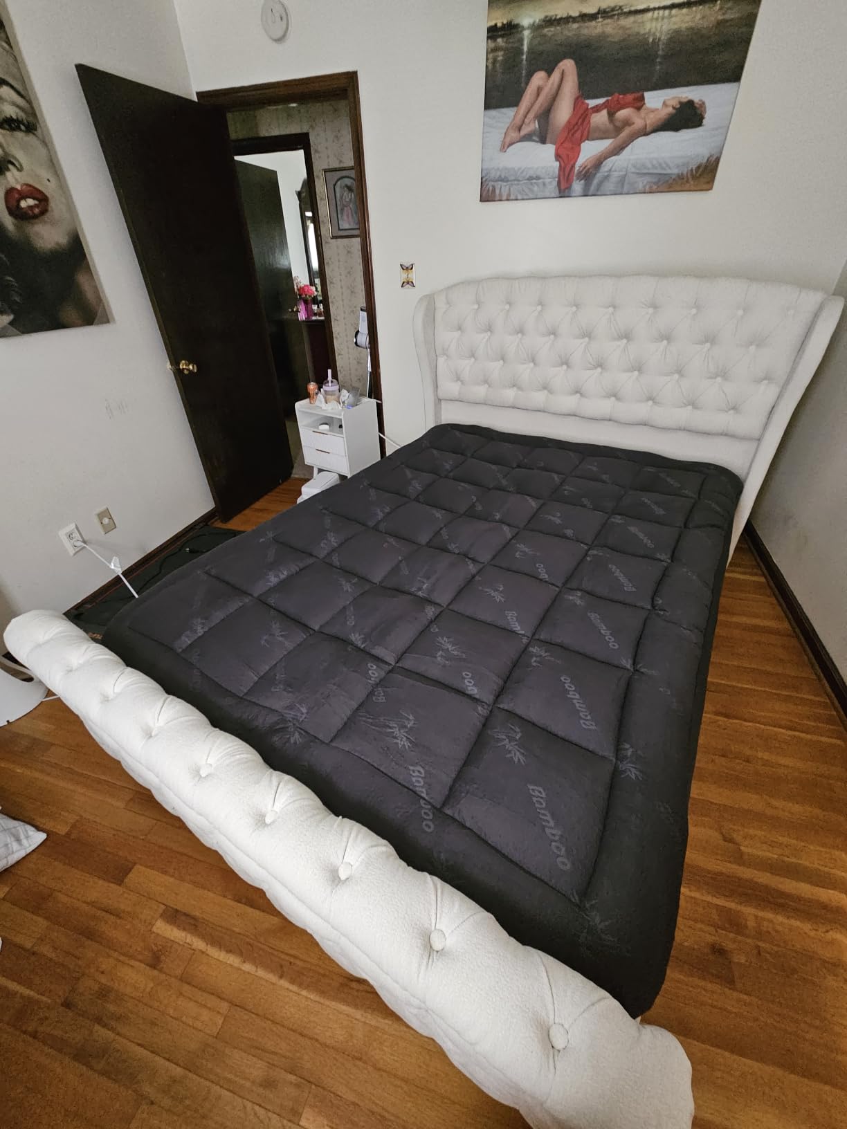 Niagara Sleep Solution Ultra Soft & Cooling Mattress Topper - Queen Size | Rayon Derived from Bamboo, Pillow Top Mattress Pad, 20