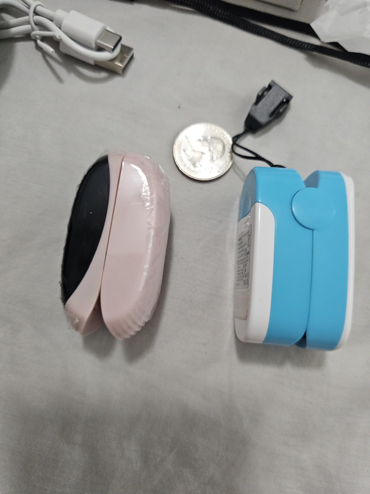 CONTEC LED CMS50M Pulse Oximeter, SpO2 and PR Value Waveform Blood Oxygen, Neck/Wrist Cord customer photo 2