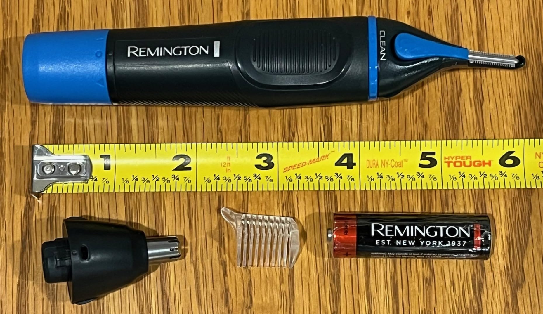 Remington Nose, Ear & Eyebrow Trimmer - Dual Edge Precision Blades, CLEANBoost Easy-Clean System, Waterproof Wet/Dry Groomer, Rotary + Detail Heads, Eyebrow Comb Included customer photo 1