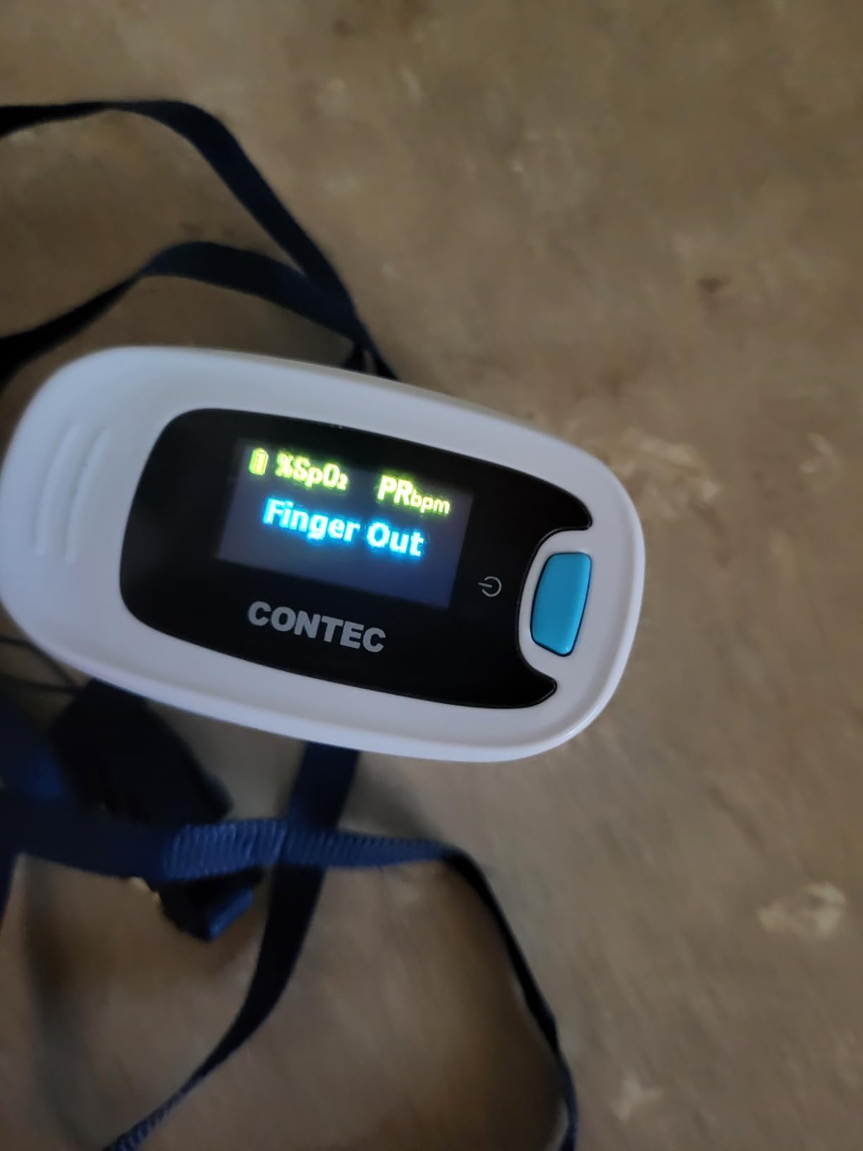 CONTEC CMS50NA Pulse Oximeter SpO2 and PR Value Waveform Blood Oxygen Neck/Wrist Cord customer photo 1