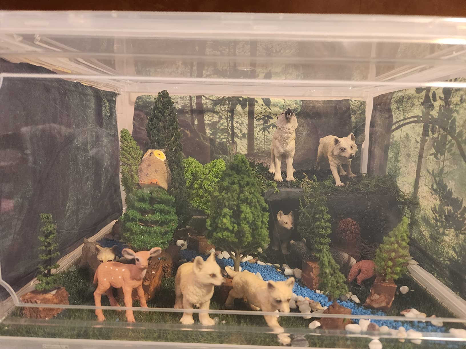 NWFashion 9 Bags Total 300Gram Scenery Basing Material Kit, Stone, Snow, Grass, Moss Stick, River, Desert customer photo 1
