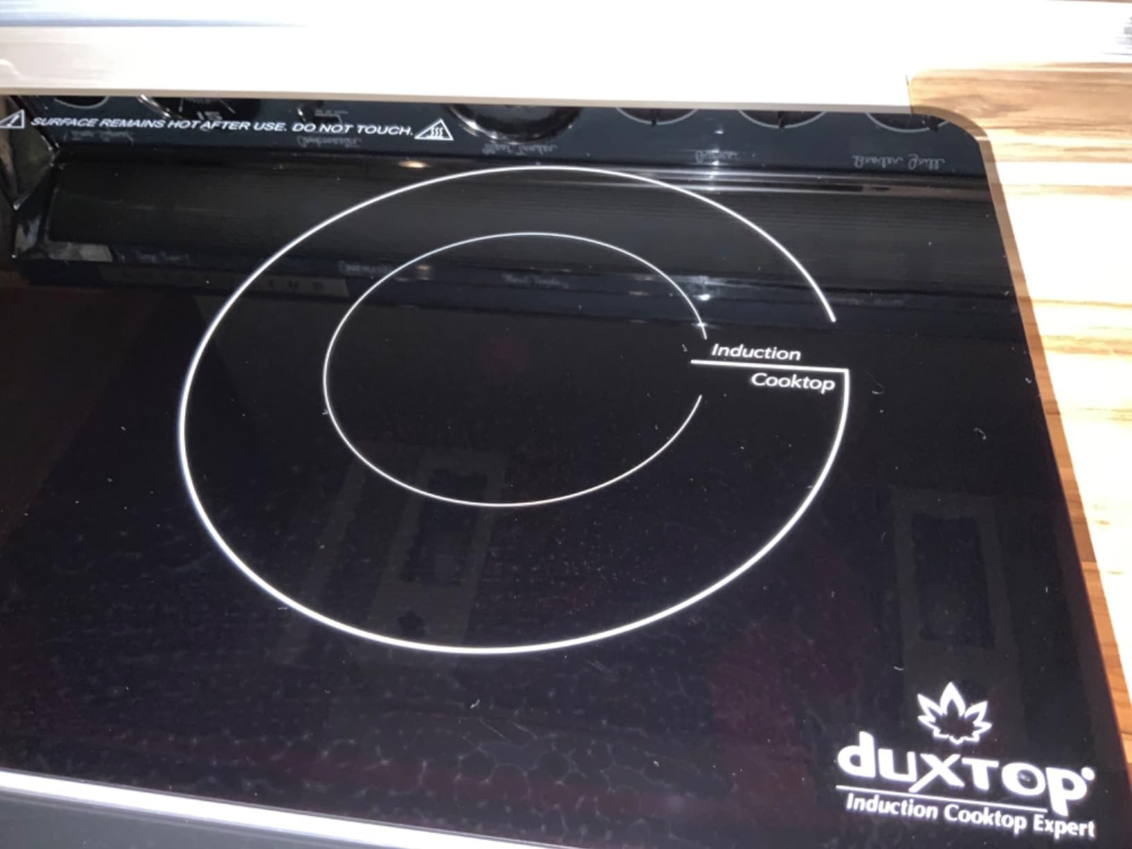 Duxtop LCD Portable Double Induction Cooktop 1800W Countertop Burner 9620LS | Induction Cooktop 2 Burner Digital Electric Sensor Touch Stove BT-350DZ customer photo 2